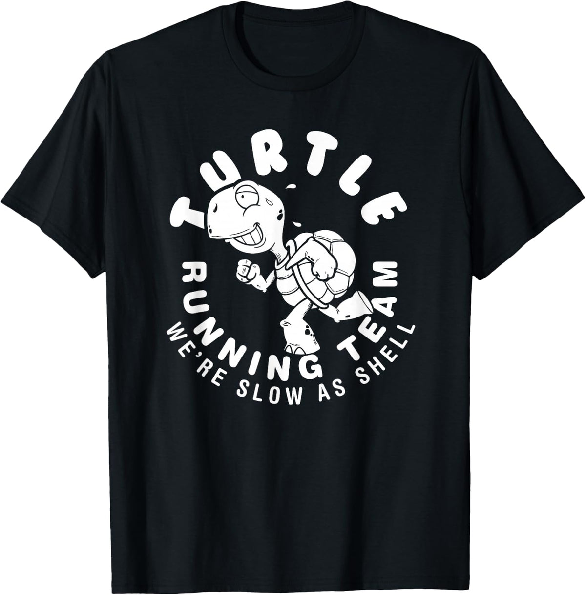 Lazy Turtle Shirt Turtle Team Funny Running Sea Turtle Lover T-Shirt