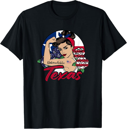 Texas for Girls Texas proud State Flag for woman T-Shirt