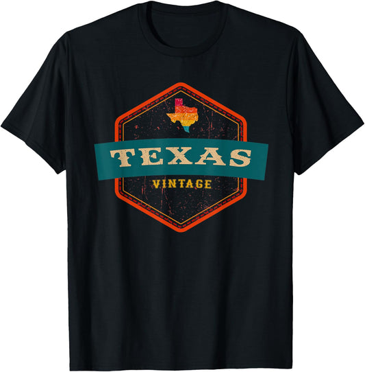 Texas TX Graphic Souvenir Love Distressed State Outfit T-Shirt