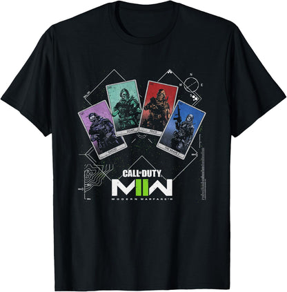Call of Duty Task Force Tarot Cards Video Game T-Shirt