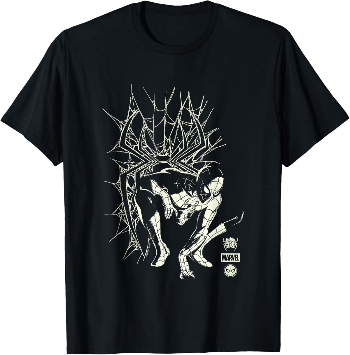 Marvel Spider-Man: Brand New Day Web Crouch Sketch T-Shirt