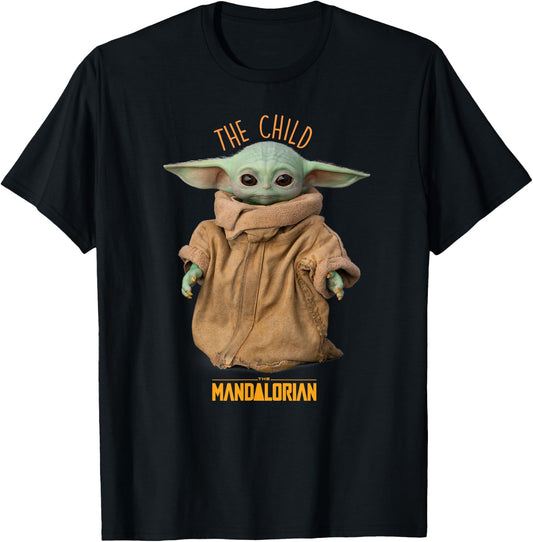 Star Wars The Mandalorian Grogu The Child Photo Pose Cute T-Shirt