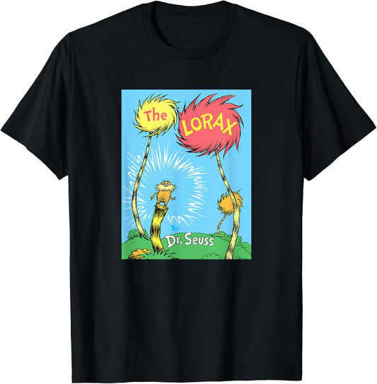 The Lorax Truffula Trees Book Cover - Officially Licensed T-Shirt