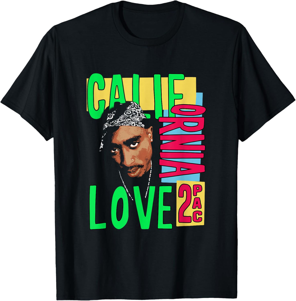 Official Tupac California Love T-Shirt Small