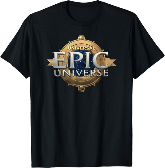 Universal Epic Universe Logo Graphic Tee T-Shirt