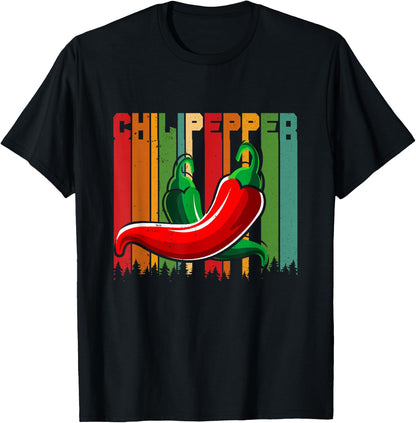 Vintage Chilli Pepper Red Hot Vintage Sweet Peppers T-Shirt