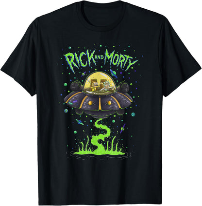 Rick and Morty UFO T-Shirt