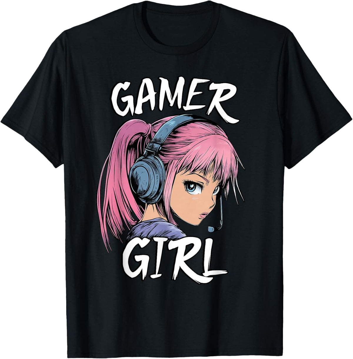 Gamer Girl Shirt for Girls Teens Women Video Gaming Graphic T-Shirt