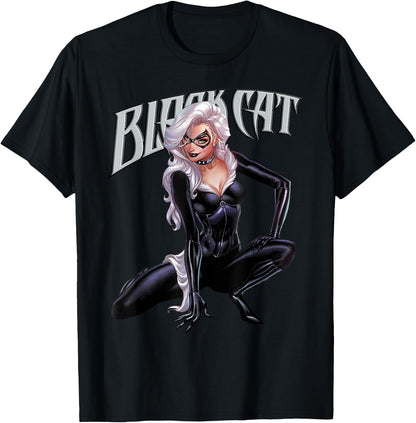 Marvel Spider-Man Black Cat Felicia Hardy T-Shirt