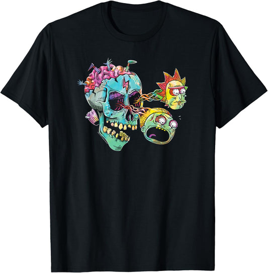 Rick and Morty Rick and Morty as Eyeballs T-Shirt Small