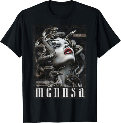 Gorgon Medusa Goddess Snake Greek Mythology Medusa T-Shirt