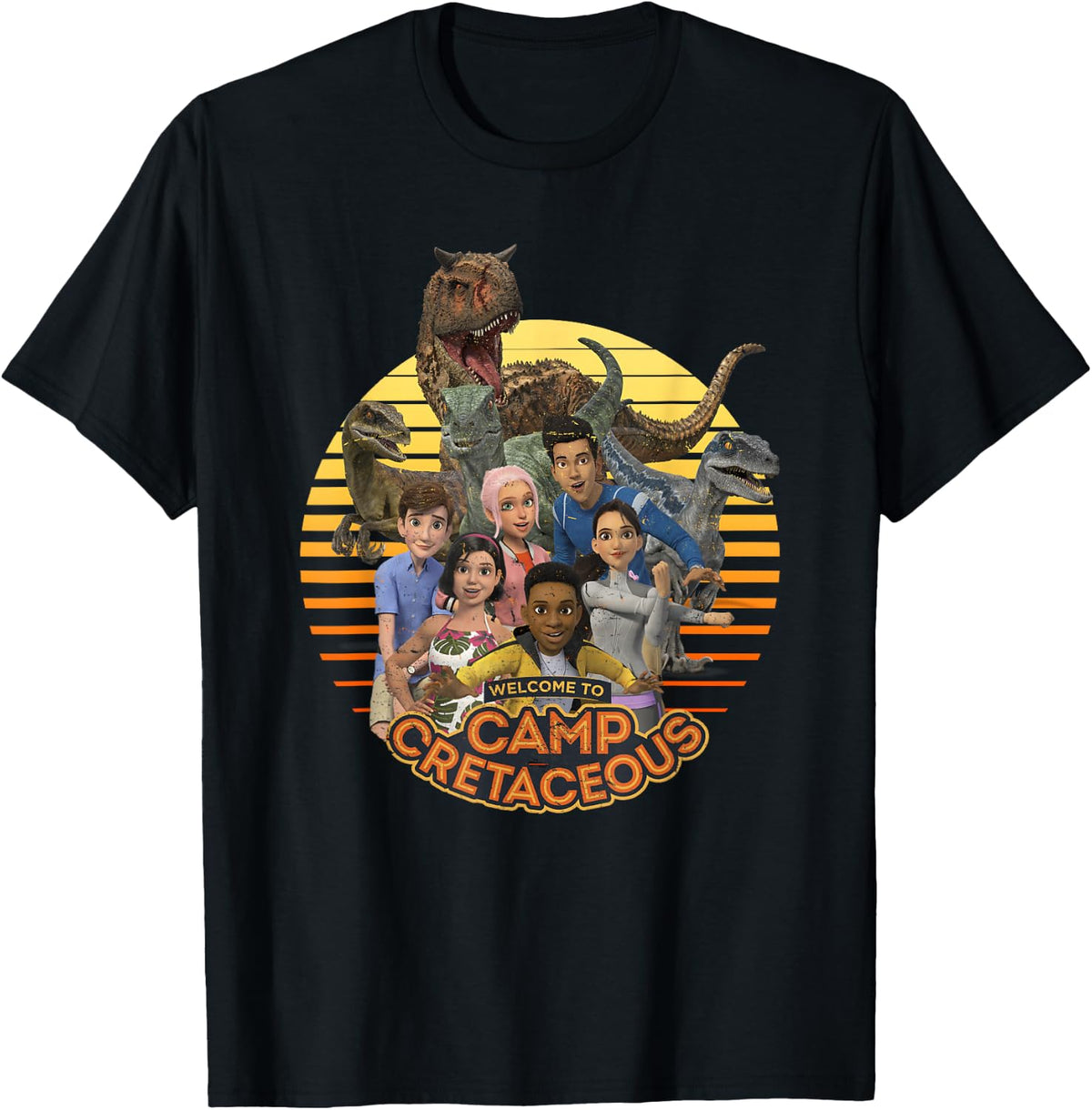 Jurassic World: Camp Cretaceous Group Shot Welcome T-Shirt Small