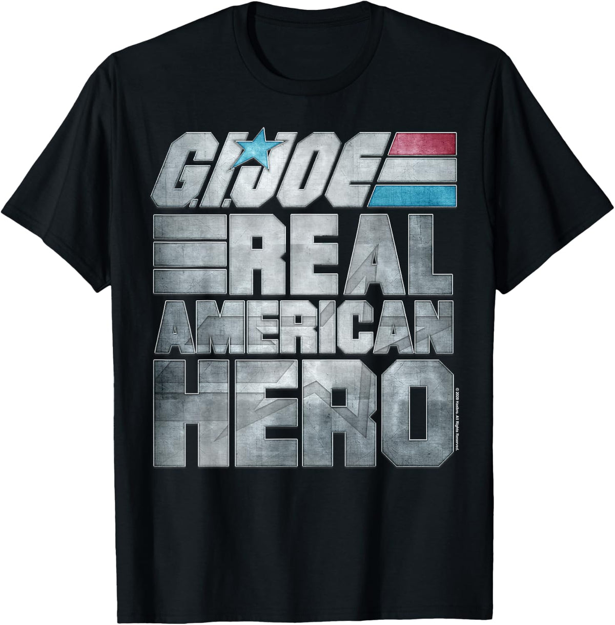 G.I. Joe Real American Hero Metallic Block Logo T-Shirt