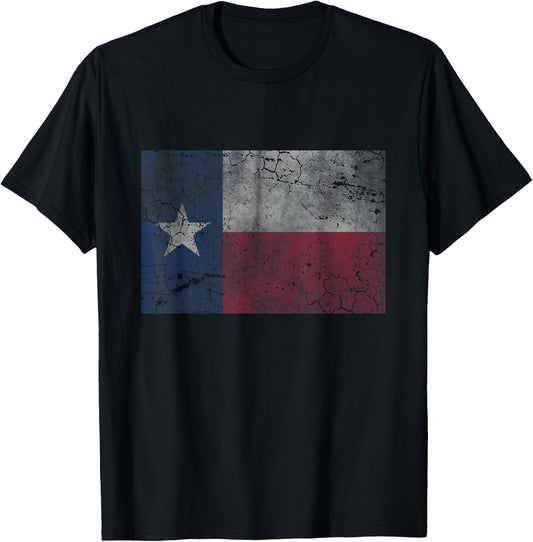 Vintage Texas Flag Retro Fade Men Women Kids T-Shirt