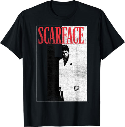 Scarface Distressed Movie Poster Photo T-Shirt