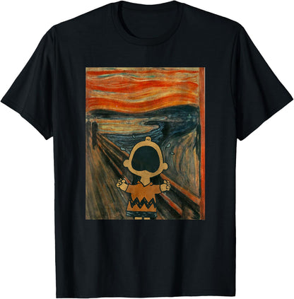Peanuts Charlie Brown Scream Artsy T-Shirt