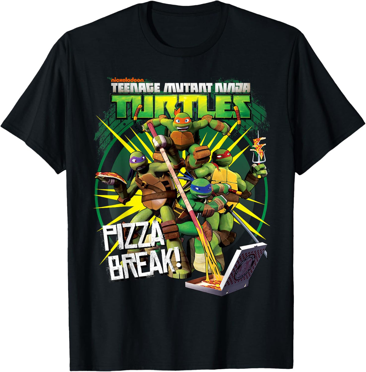 Teenage Mutant Ninja Turtles Pizza Break T-Shirt T-Shirt