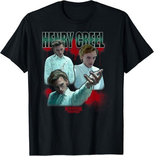 Stranger Things Henry Creel Powers Blood Splatter T-Shirt